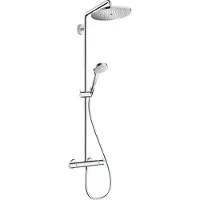 Hansgrohe Croma Select S opbouw regendouche met thermostaat waterbesparend chroom