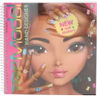 TOPModel - Create Your Hand Design Colouring Book (414000)