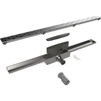 Easy drain Easydrain Compact 30 afvoergoot 6x70 cm zijuitlaat RVS
