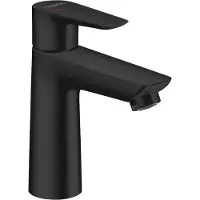 Hansgrohe Wastafelmengkraan Talis E - Coolstart - Ecosmart - Zwart Mat - 16,2cm