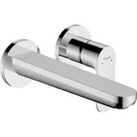 Hansgrohe Rebris S inbouw wastafelkraan met 20cm uitloop chroom