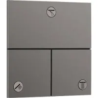 Hansgrohe showerselect comfort e stopkraan inbouw voor 3 functies, brushed black chrome