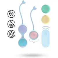 Loveline - Trillende en 5 gewichtsverwisselbare Kegel Kit met afstandsbediening