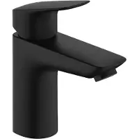 Hansgrohe Logis ééngreeps wastafelmengkraan 100 CoolStart zonder afvoer, mat zwart