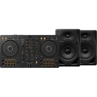 Pioneer DJ DDJ-FLX4 + DJ DM-50D Noir