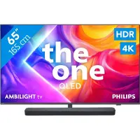 Philips Ambilight 65" PUS9000 QLED 4K (2025) + JBL Bar 300 M2 Zwart