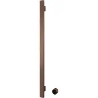 Hotbath &MORE set van 1 rails RASV135 SQUARE135 cm met separate schakelaar Geborsteld Koper PVD (Exclusief inbouwdeel)