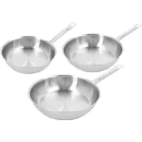 Demeyere Cosi 3 RVS Koekenpannenset 24 + 28 + 32 cm