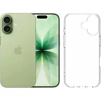 Apple iPhone 17 256GB Groen + BlueBuilt Protective Back Cover Transparant