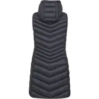 Mountain Warehouse Dames/Dames Florence gewatteerde lange jas (Zwart)