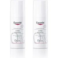 Eucerin UltraSENSITIVE Kalmerende Dagcreme voor Vrouwen - Crème Droge Huid - Rosacea Crème - 50ml - Voordeelverpakking - Bundel van 2
