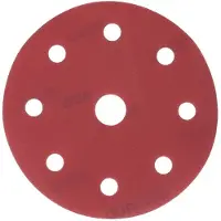 Radix - Schuurschijf - Pro - Klittenband 125 mm - P400 – 9 stofgaten (10 stuks)