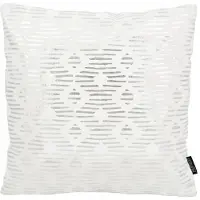 Gek op kussens! Sierkussen java silver / white | 45 x 45 cm | katoen