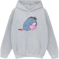 Disney Dames/Dames Winnie De Poeh Eeyore Mond Hoodie (Sportgrijs)
