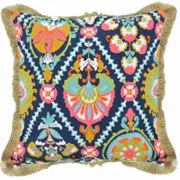 NOVÉE Sierkussen colorful boho | 45 x 45 cm | katoen/linnen