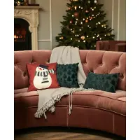NOVÉE Furry xmas tree | 30 x 50 cm | kussenhoes | polyester
