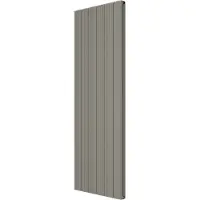 VIPERA Mares dubbele handdoekradiator 56,5 x 180 cm centrale verwarming zijdegrijs zij- en middenaansluiting 2159W