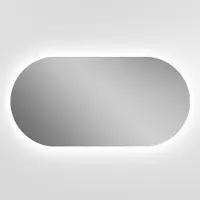 Balmani Cloud ovaal badkamerspiegel 130 x 65 cm met spiegelverlichting en anti-damp