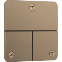 Hansgrohe showerselect comfort q stopkraan inbouw voor 3 functies, brushed bronze
