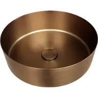 Balmani Accia waskom Brushed Rosegold roestvrij staal rond Ø 36 cm