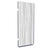 Balmani Modular Glaspaneel en deurdichting voor douchedeur 841mm Mikado
