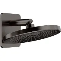 Blaufoss Onos 250 hoofddouche rond 25 cm met douchearm Brushed GunMetal