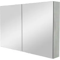 Storke Reflecta spiegelkast 120 x 75 cm beton donkergrijs