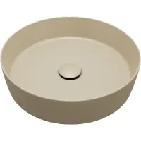 Balmani Fiyi waskom mat Dune Solid Surface rond Ø 39 cm