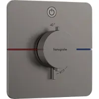 Hansgrohe Showerselect Comfort Q inbouw thermostaat Brushed Black Chrome