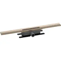 Easy drain Douchegoot r-line clean 80 cm brushed bronze