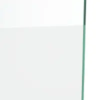 Linie Walk-In douchewand helder glas met matte strook 96 x 200 cm
