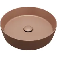 Balmani Fiyi waskom mat Cotto Solid Surface rond Ø 39 cm
