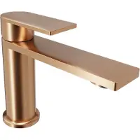 Blaufoss Fenix EcoStart standaard wastafelkraan brushed rosegold