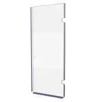 Balmani Modular Glaspaneel en deurdichting voor douchedeur rechts 841mm Helder glas met matte strook