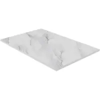 Luca Varess Suite douchebak 140 x 90 cm composietmarmer Marble White