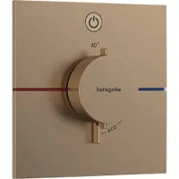 Hansgrohe ShowerSelect Comfort E thermostaat inbouw voor 1 functie, Brushed Bronze