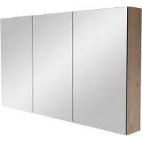 Storke Reflecta spiegelkast 130 x 75 cm ruwe eik