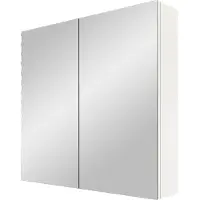 Linie Montro spiegelkast 80 x 75 cm Glanzend Wit