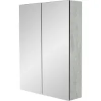 Storke Reflecta spiegelkast 60 x 75 cm beton donkergrijs