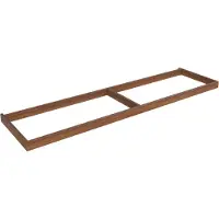 Balmani Lucida sokkel voor wastafelonderkast Amerikaanse notelaar 180 x 55 cm