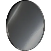 Balmani Giro Round rond badkamerspiegel Brushed GunMetal Ø 90 cm