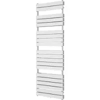 VIPERA Vulcan dubbele handdoekradiator 60 x 183,5 cm centrale verwarming Glanzend Wit zij- en middenaansluiting 1.866W