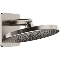 Blaufoss Onos 250 hoofddouche rond 25 cm met douchearm Brushed Coolmetal