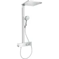 Hansgrohe Raindance E opbouw regendouche met thermostaat 35cm waterbesparend chroom