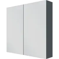 Linie Montro spiegelkast 80 x 75 cm blauw antraciet
