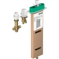 Hansgrohe basisset voor 3-gats eengreeps badrandkraan