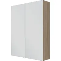 Linie Montro spiegelkast 60 x 75 cm lichte eik