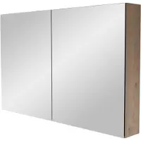 Storke Reflecta spiegelkast 120 x 75 cm ruwe eik