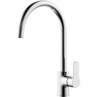 Blaufoss Shape keukenkraan chroom