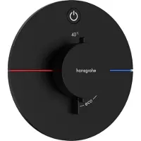 Hansgrohe showerselect comfort s thermostaat inbouw voor 1 functie, mat zwart